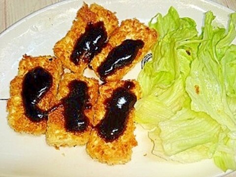 フライパンで☆木綿豆腐のヘルシーとんかつもどき